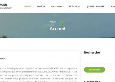 Site web de l&rsquo;ACAGER