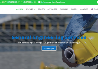 Site vitrine de GES Sarl