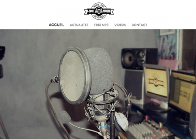 Site web de I-Zone Muzik