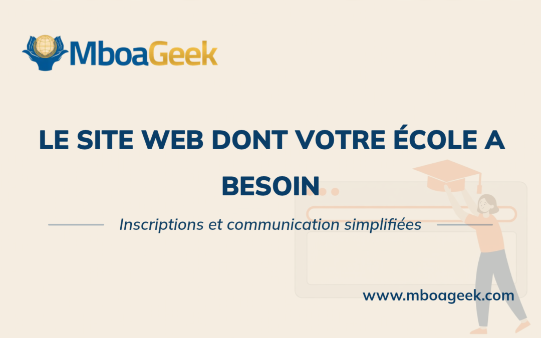 Site web pour école ou établissement scolaire
