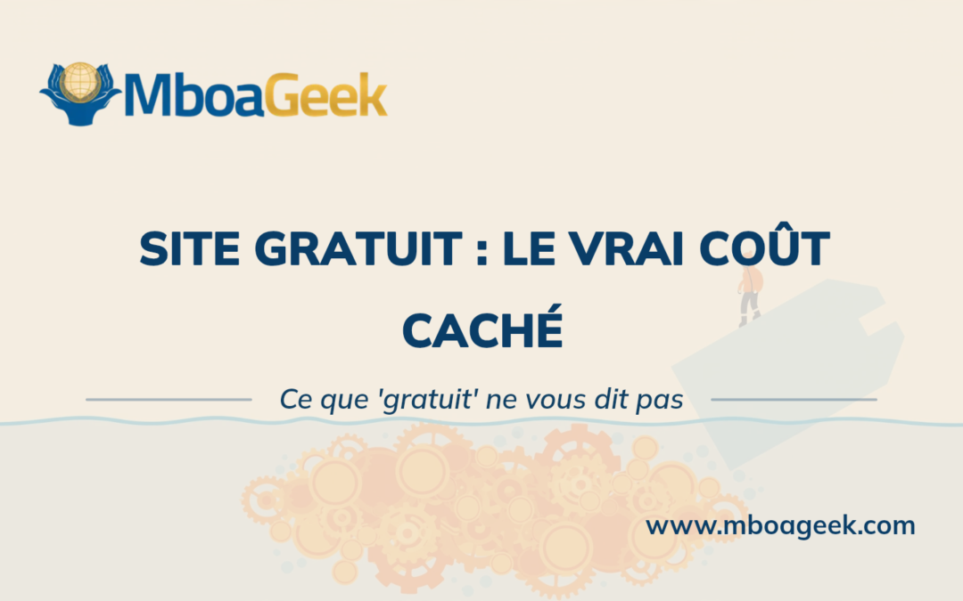 Site gratuit vs agence web : le vrai coût caché