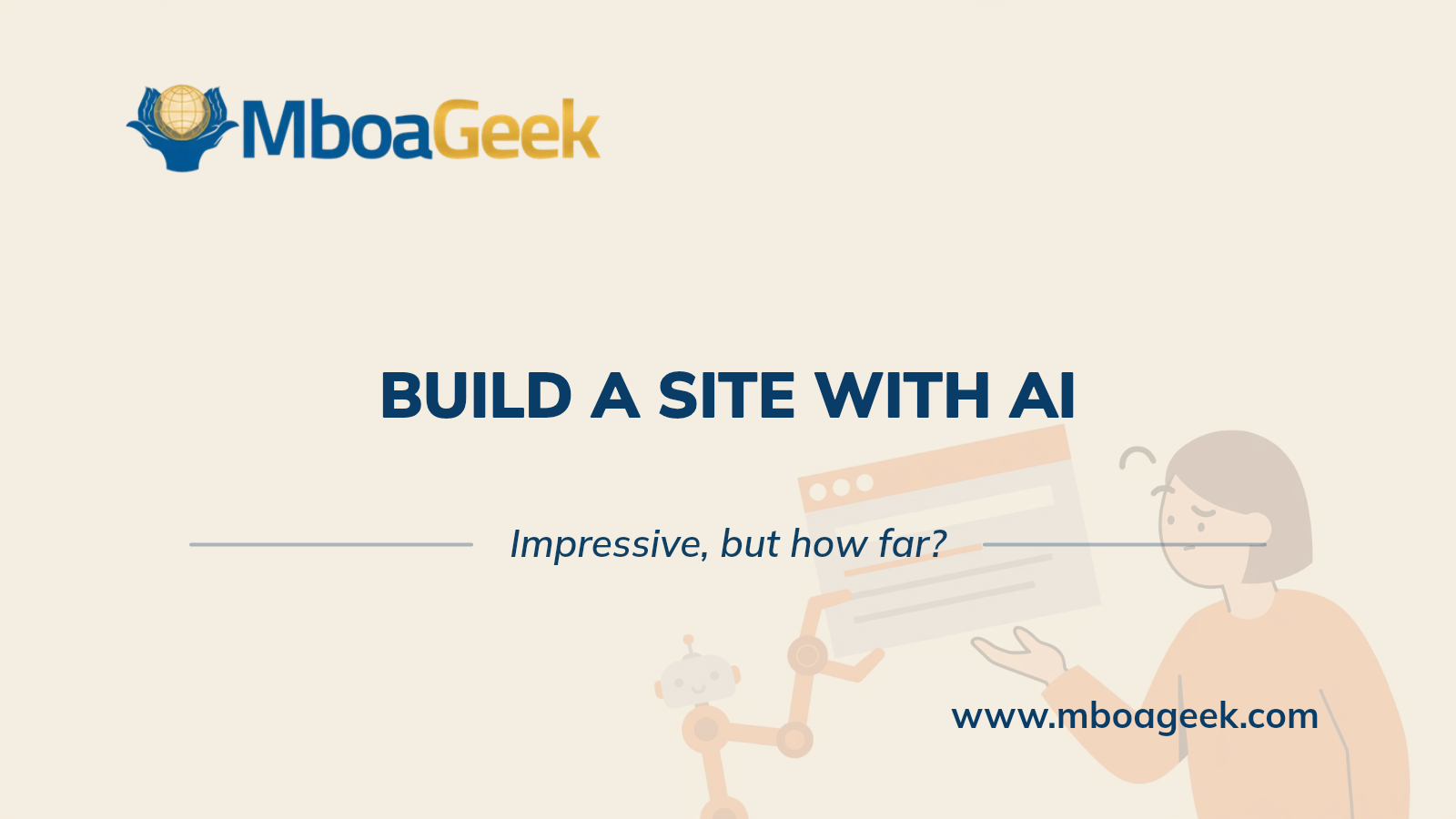 Build a site with AI