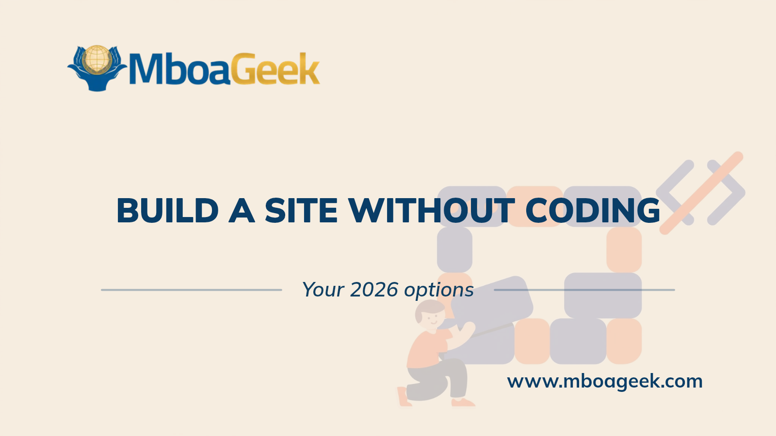 Build a site without coding