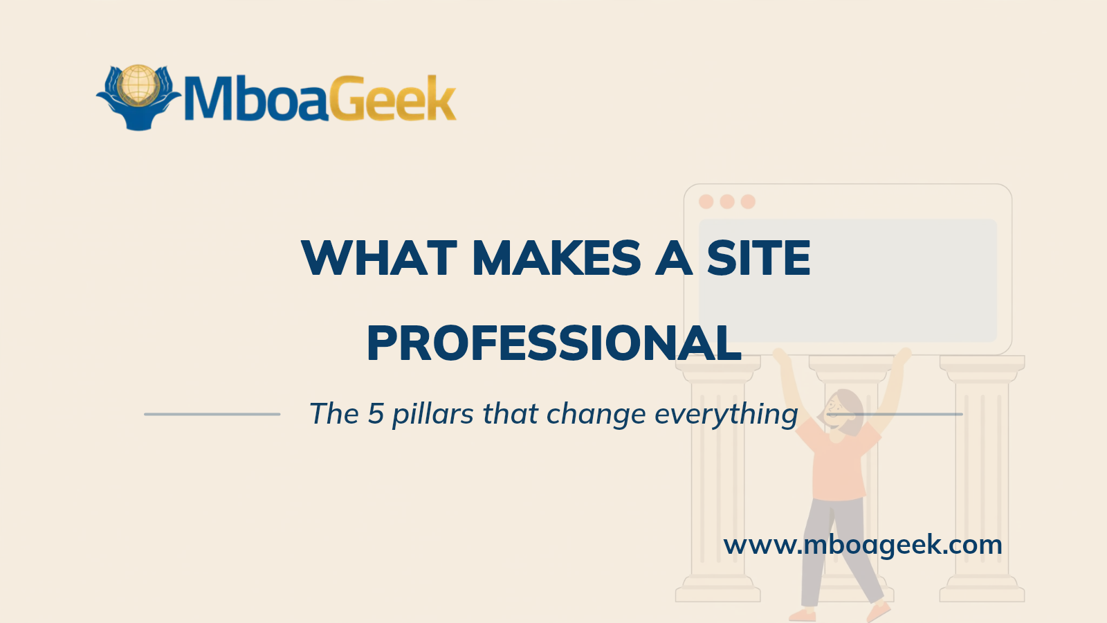 What makes a site professional