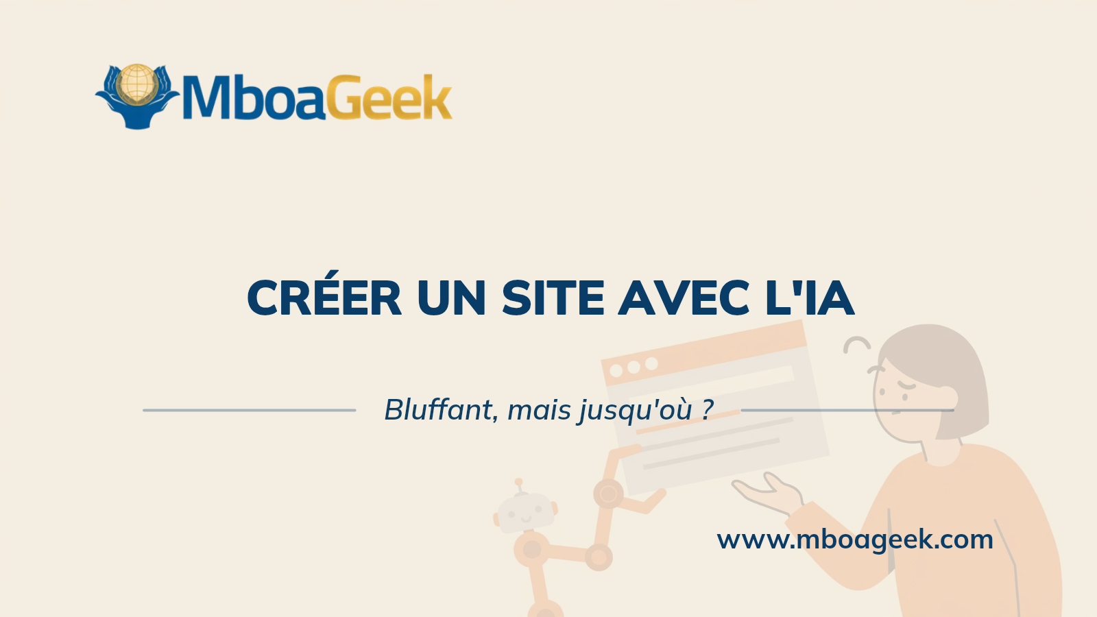 Créer un site avec l'IA