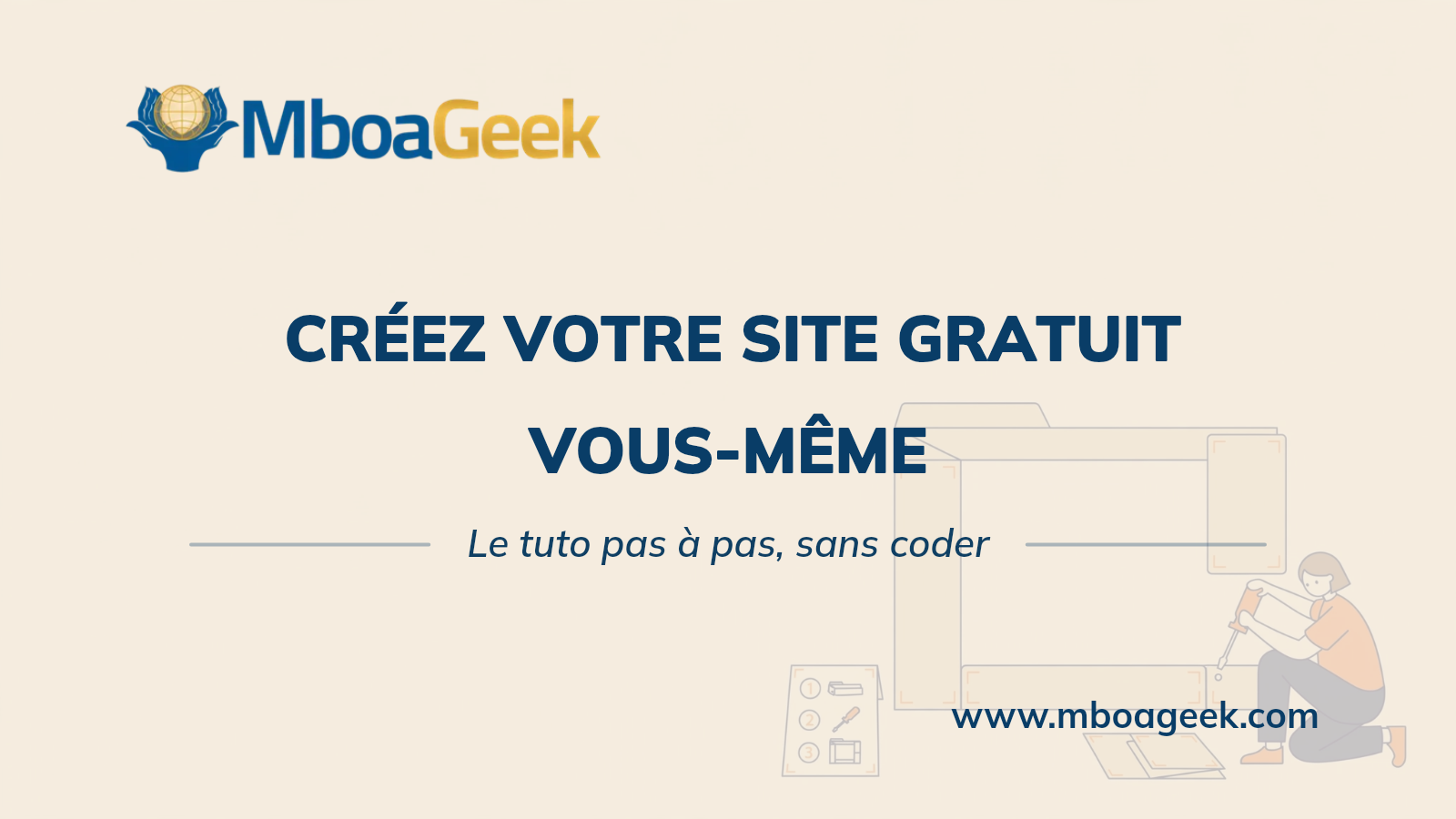 Créez votre site gratuit vous-même