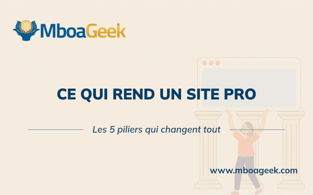 Ce qui rend un site pro