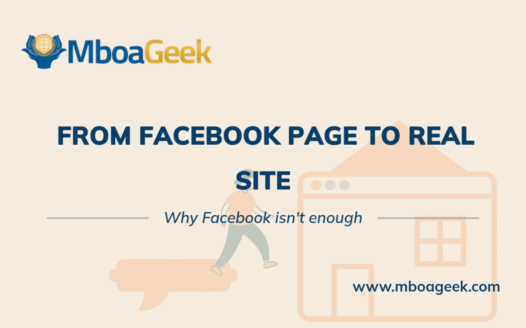 From Facebook page to real site