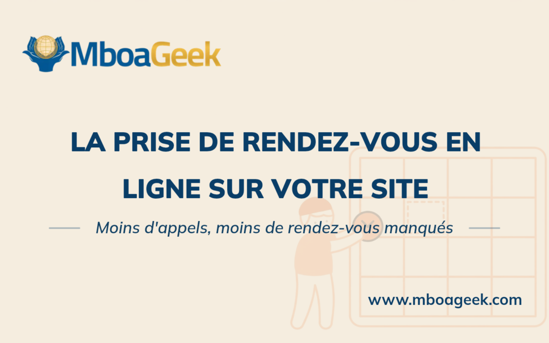 Mettre la prise de rendez-vous en ligne sur son site
