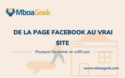 Passer de sa page Facebook à un vrai site web
