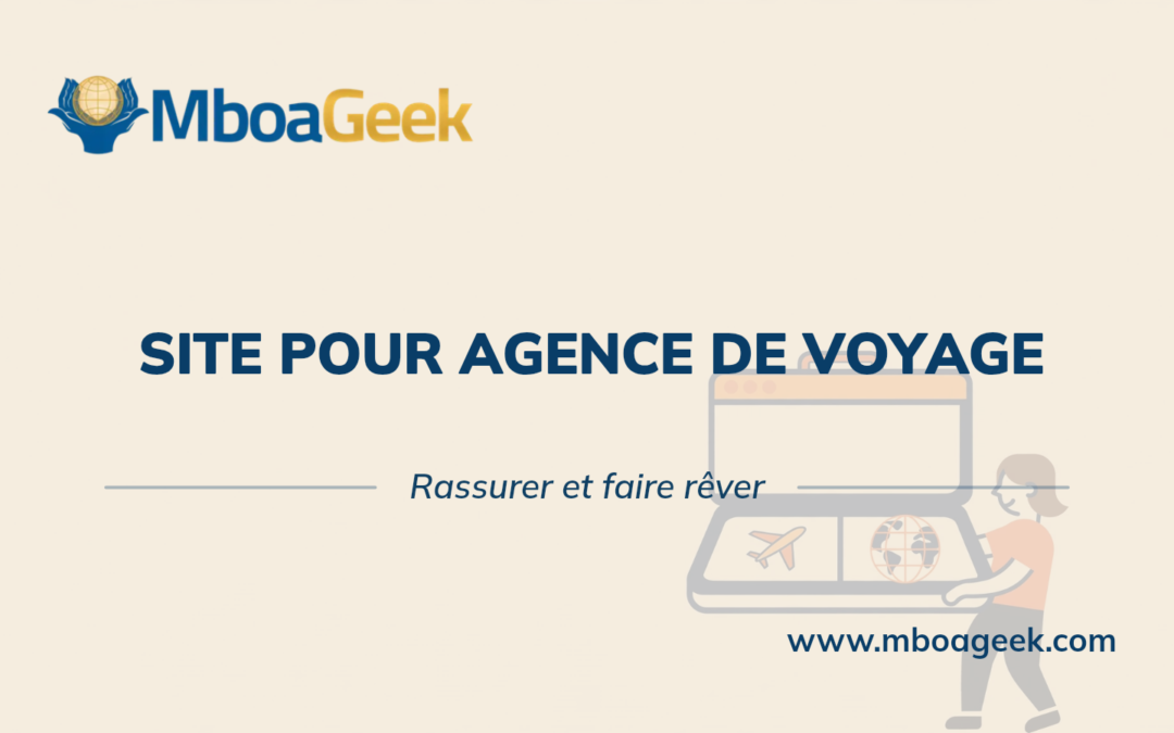 Site web pour agence de voyage