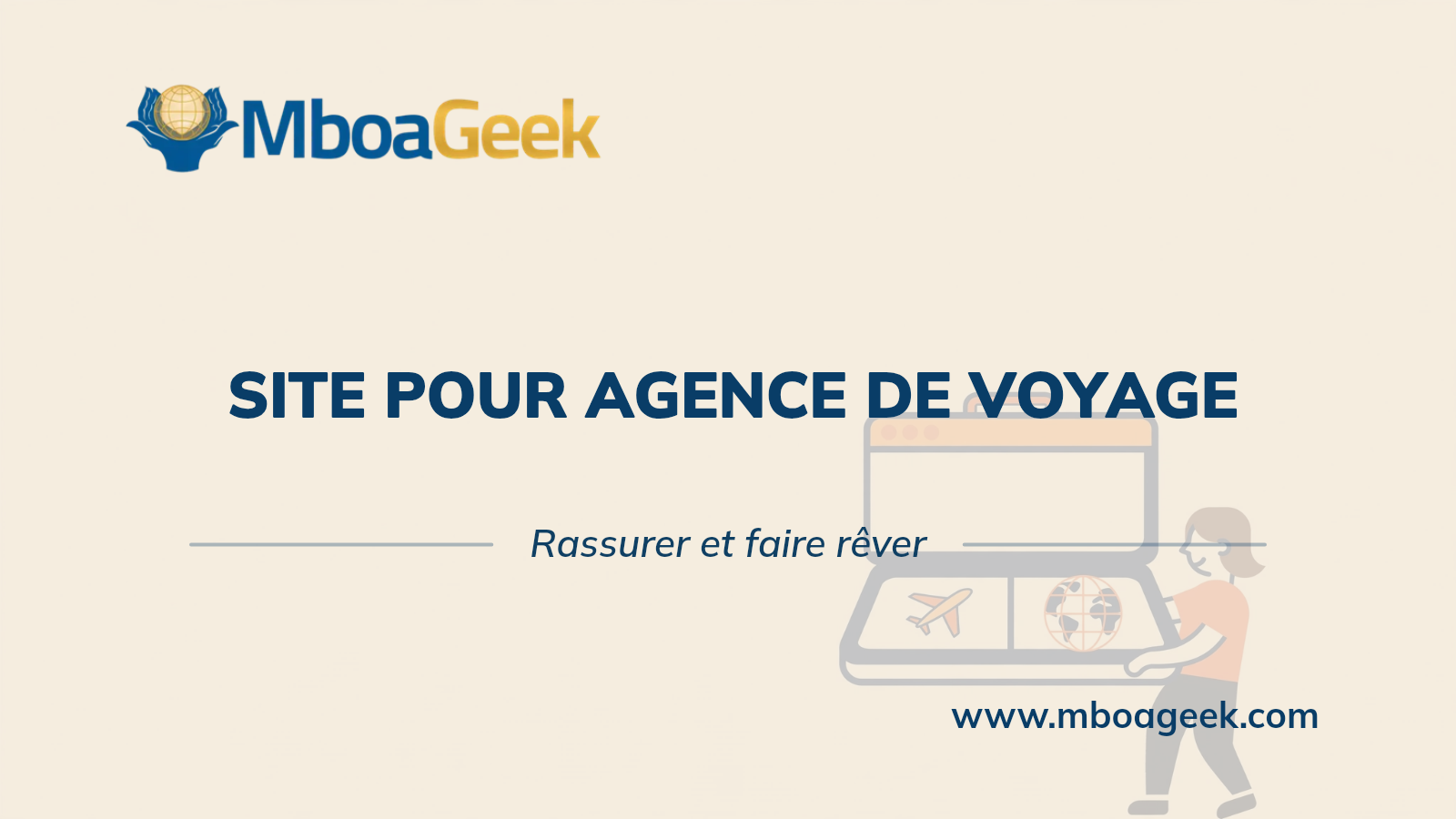 Site web pour agence de voyage