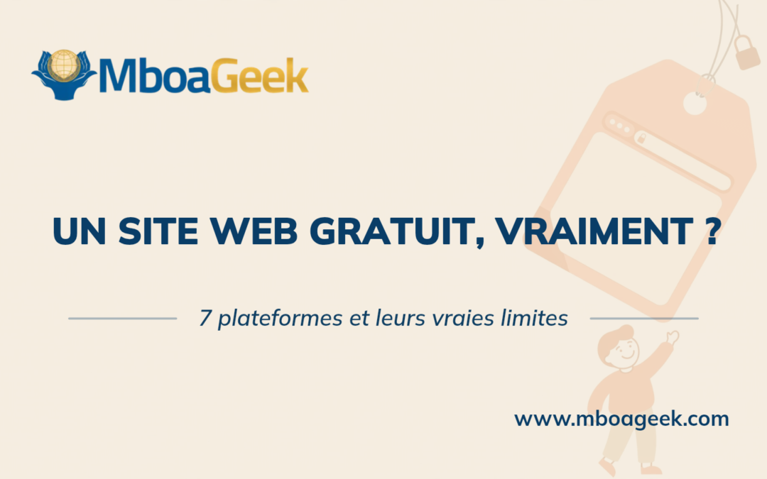 Un site web gratuit, vraiment ?