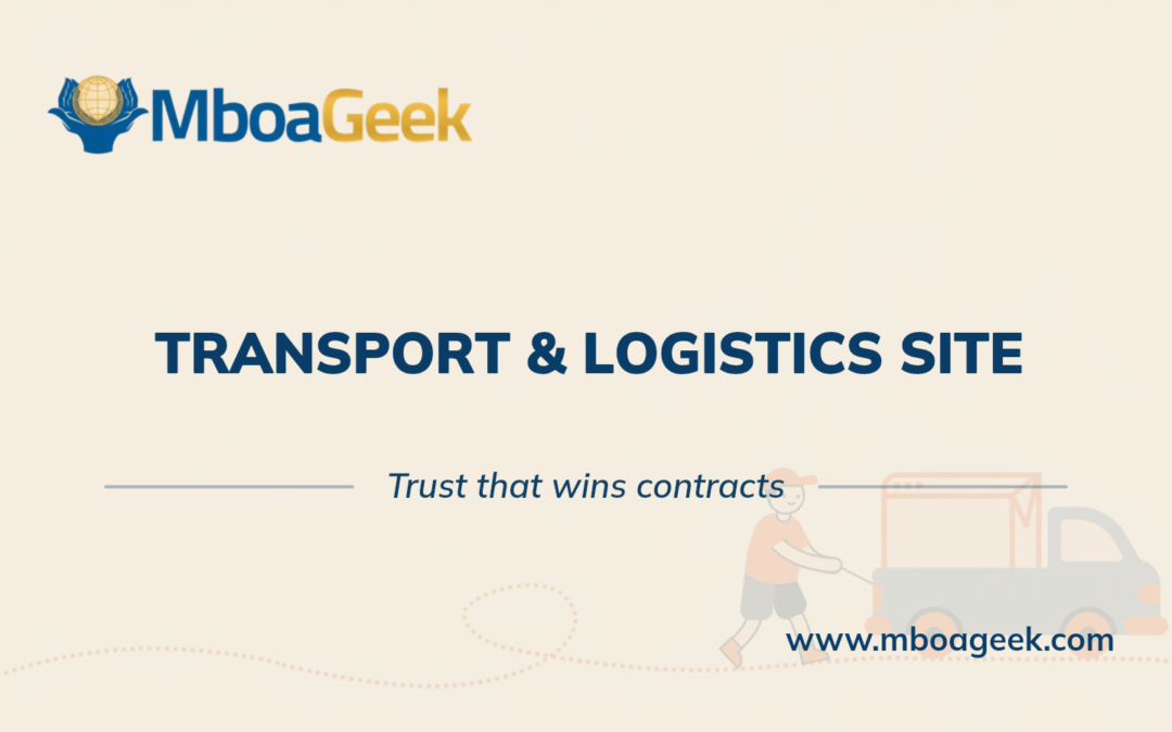 Transport and logistics website