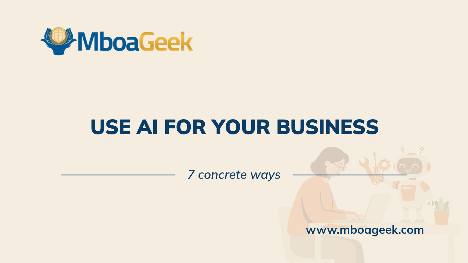 Using AI for your business
