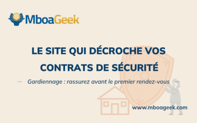Créer un site web pour une agence de sécurité et gardiennage au Cameroun