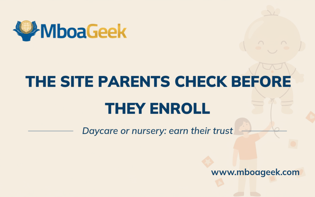 Building a Daycare or Nursery Website in Cameroon