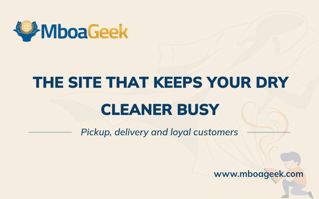 The site that keeps your dry cleaner busy – Pickup, delivery and loyal customers