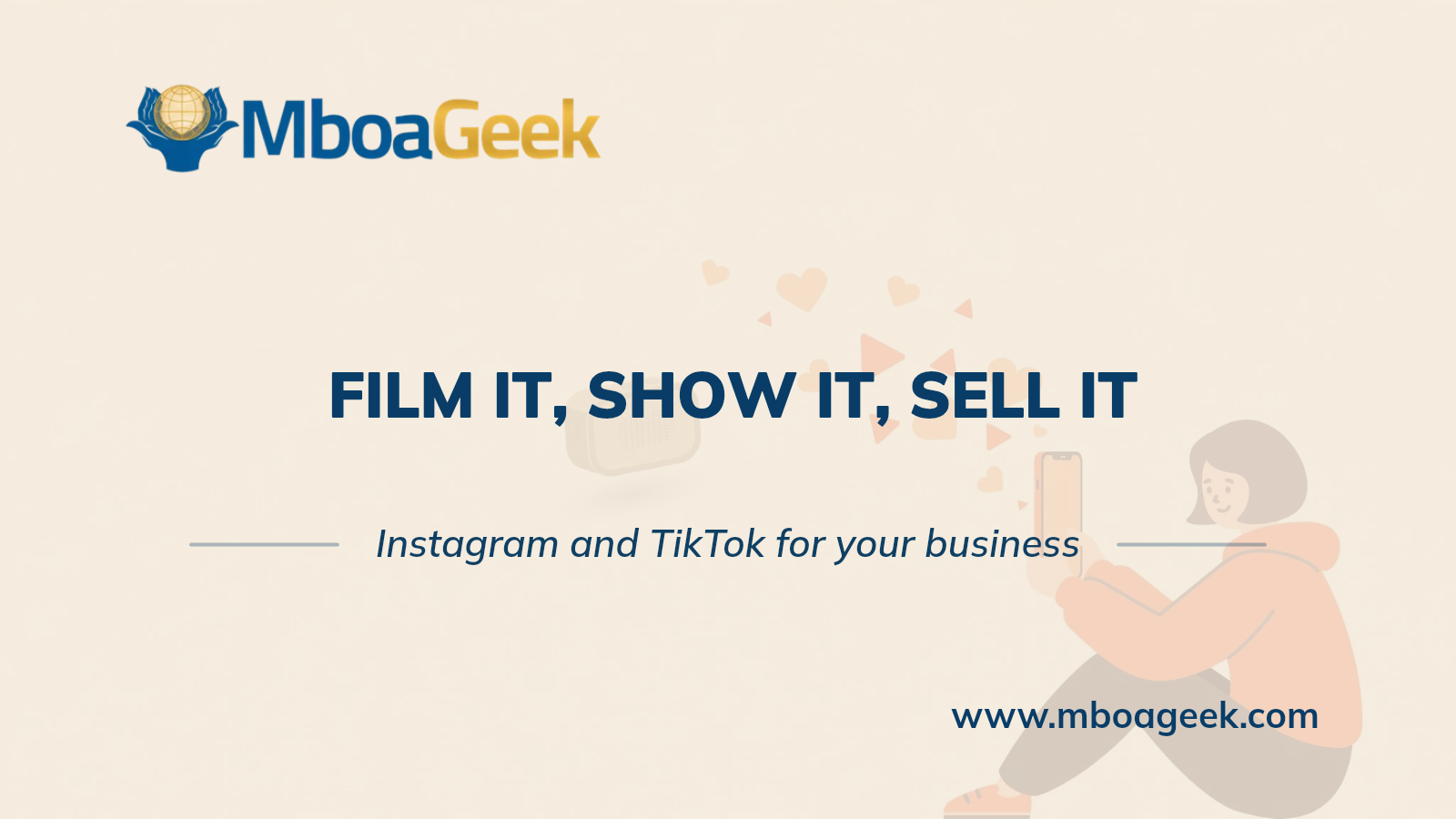 Instagram and TikTok for a Business in Cameroon