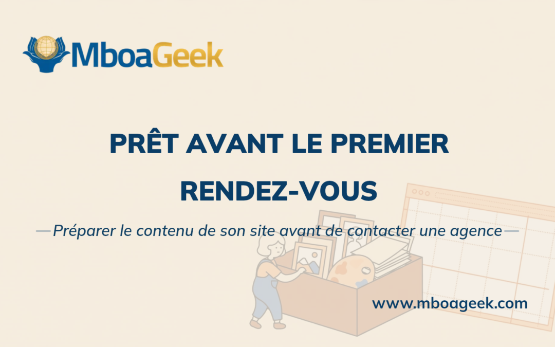 Préparer le contenu de son site web avant de contacter une agence