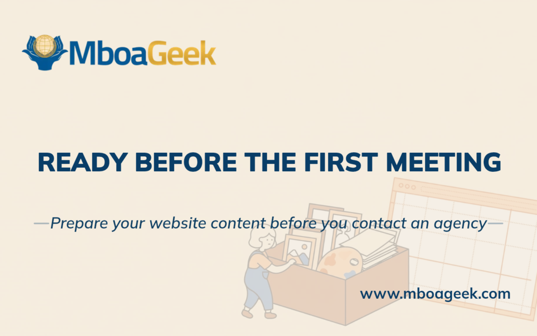 Preparing Your Website Content Before Contacting an Agency