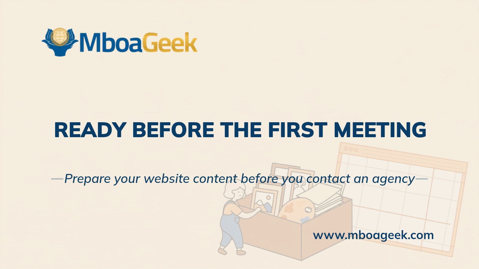Preparing Your Website Content Before Contacting an Agency